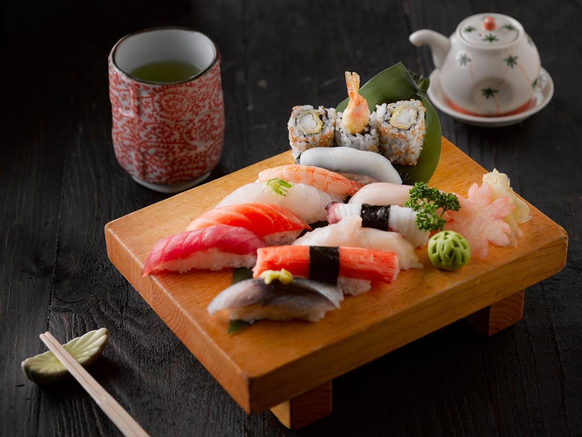 Blue Sushi Sake Grill platter in Omaha